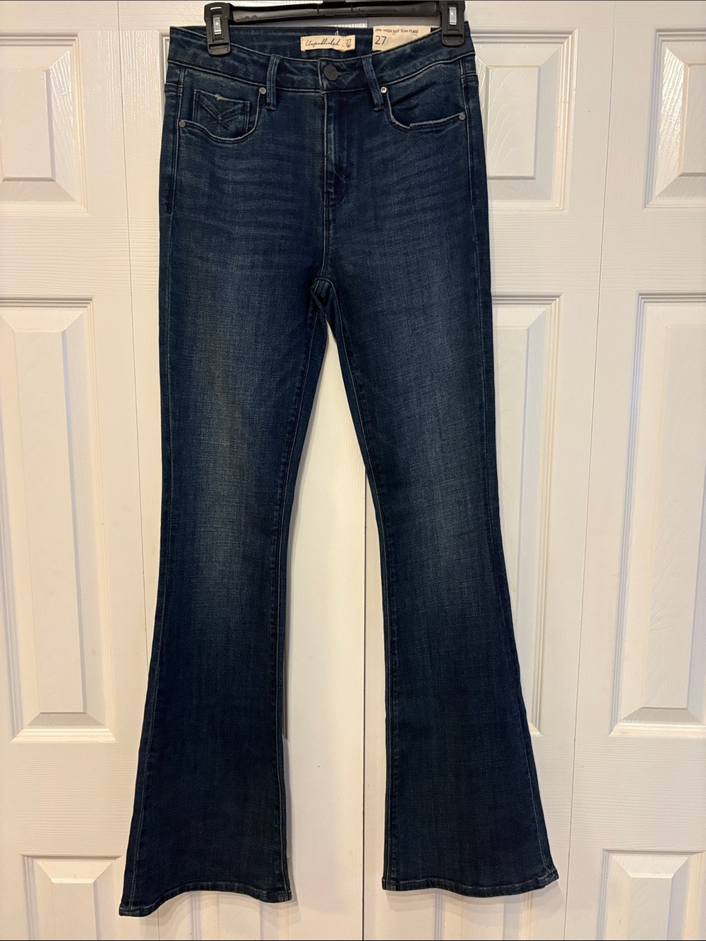 Unpublished Dark Blue Flare Women's Jeans 686
